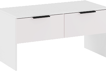 Тумба под вешалку Римини Коллекция Большая Белый/Софт Милк